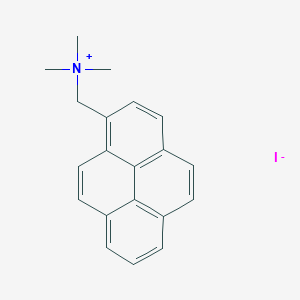 molecular formula C20H20IN B14473872 N,N,N-Trimethyl(pyren-1-yl)methanaminium iodide CAS No. 72185-47-8