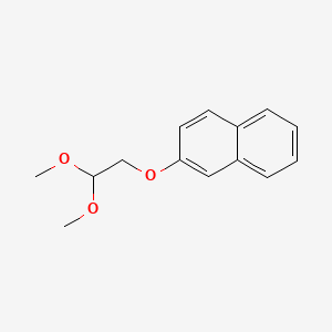 molecular formula C14H16O3 B14473885 Naphthalene, 2-(2,2-dimethoxyethoxy)- CAS No. 68480-07-9