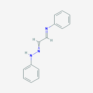 molecular formula C14H13N3 B14473905 (1E)-N-Phenyl-2-(2-phenylhydrazinylidene)ethan-1-imine CAS No. 67250-08-2