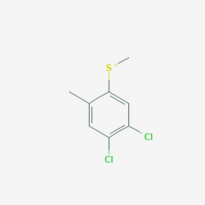 molecular formula C8H8Cl2S B1447391 4,5-Dichloro-2-methylthioanisole CAS No. 1803825-17-3