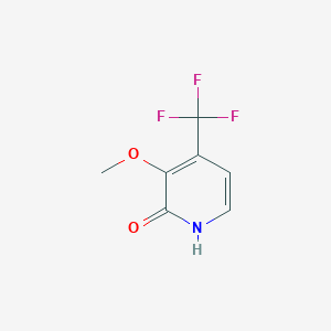 molecular formula C7H6F3NO2 B1447397 2-Hydroxy-3-methoxy-4-(trifluoromethyl)pyridine CAS No. 1227574-76-6