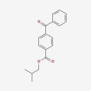 molecular formula C18H18O3 B14474000 2-Methylpropyl 4-benzoylbenzoate CAS No. 67055-74-7