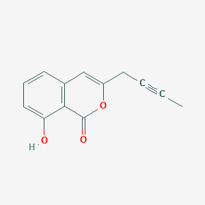 molecular formula C13H10O3 B14474005 8-Hydroxycapillarin CAS No. 72448-89-6
