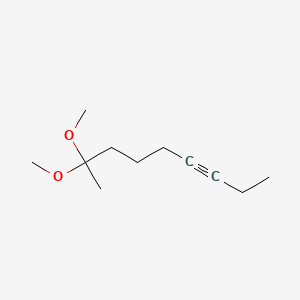 molecular formula C11H20O2 B14474049 3-Nonyne, 8,8-dimethoxy- CAS No. 71317-76-5