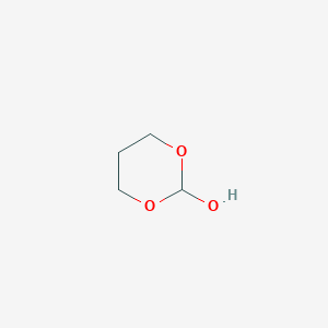 molecular formula C4H8O3 B14474135 1,3-Dioxan-2-ol CAS No. 67842-74-4