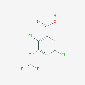 2,5-Dichloro-3-(difluoromethoxy)benzoic acid