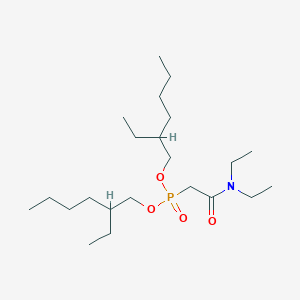 molecular formula C22H46NO4P B14474146 Bis(2-ethylhexyl) [2-(diethylamino)-2-oxoethyl]phosphonate CAS No. 66258-31-9