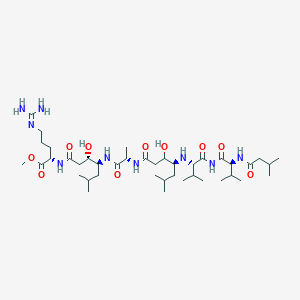 molecular formula C41H77N9O10 B14474160 Pepstatyl-arginine methyl ester CAS No. 70706-82-0