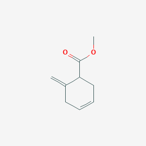 molecular formula C9H12O2 B14474180 Methyl 6-methylidenecyclohex-3-ene-1-carboxylate CAS No. 66241-96-1