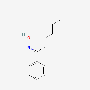 molecular formula C13H19NO B14474226 N-(1-Phenylheptylidene)hydroxylamine CAS No. 69060-57-7