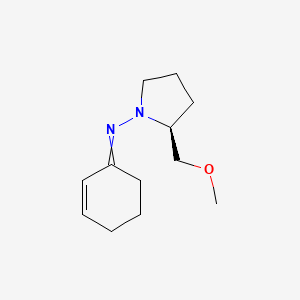 molecular formula C12H20N2O B14474233 N-[(2S)-2-(methoxymethyl)pyrrolidin-1-yl]cyclohex-2-en-1-imine CAS No. 72170-87-7