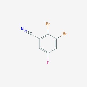 molecular formula C7H2Br2FN B1447426 2,3-Dibromo-5-fluorobenzonitrile CAS No. 1804417-13-7
