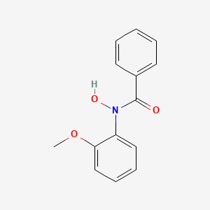 molecular formula C14H13NO3 B14474411 N-Hydroxy-N-(2-methoxyphenyl)benzamide CAS No. 67467-51-0