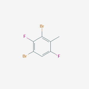 molecular formula C7H4Br2F2 B1447445 2,4-Dibromo-3,6-difluorotoluene CAS No. 1806351-58-5