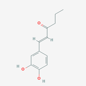 (E)-1-(3,4-dihydroxyphenyl)hex-1-en-3-one
