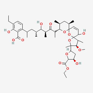 molecular formula C44H66O14 B14474550 Noboritomycin-B CAS No. 68508-46-3