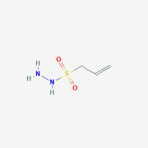 molecular formula C3H8N2O2S B14474591 Prop-2-ene-1-sulfonohydrazide CAS No. 65577-68-6