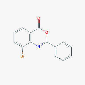 molecular formula C14H8BrNO2 B14474599 8-Bromo-2-phenyl-4H-3,1-benzoxazin-4-one CAS No. 67090-35-1