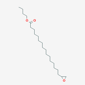 molecular formula C22H42O3 B14474606 Butyl 16-(oxiran-2-YL)hexadecanoate CAS No. 66710-92-7