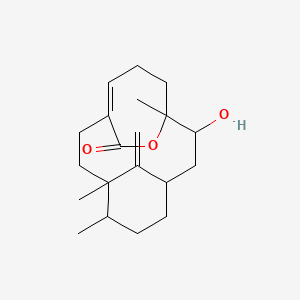 molecular formula C20H30O3 B14474613 Cleomeolide CAS No. 72188-81-9