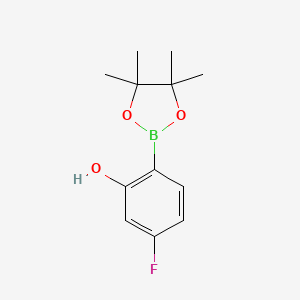 5-Fluoro-2-(4,4,5,5-tetramethyl-1,3,2-dioxaborolan-2-YL)phenol