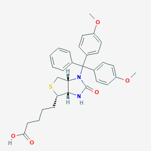 molecular formula C31H34N2O5S B144748 1'N-(4,4'-Dimethoxytrityl) Biotin CAS No. 144095-63-6