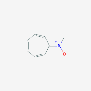 molecular formula C8H9NO B14474818 Methanaminium, N-2,4,6-cycloheptatrien-1-ylidene-N-hydroxyhydroxide CAS No. 65194-06-1