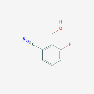 molecular formula C8H6FNO B1447492 3-Fluoro-2-(hydroxymethyl)benzonitrile CAS No. 1260764-63-3