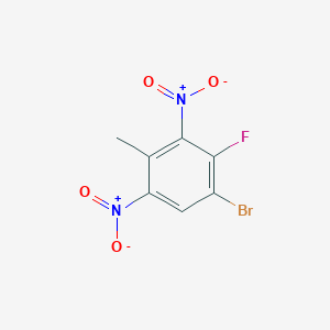 molecular formula C7H4BrFN2O4 B1447496 4-Bromo-2,6-dinitro-3-fluorotoluene CAS No. 1352395-34-6