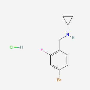 N-(4-Bromo-2-fluorobenzyl)cyclopropanamine HCl