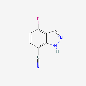 4-Fluoro-1H-indazole-7-carbonitrile
