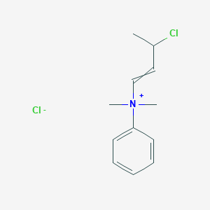 molecular formula C12H17Cl2N B14475086 N-(3-Chlorobut-1-en-1-yl)-N,N-dimethylanilinium chloride CAS No. 65199-36-2