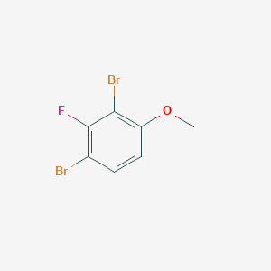molecular formula C7H5Br2FO B1447509 1,3-Dibromo-2-fluoro-4-methoxybenzene CAS No. 1526600-49-6