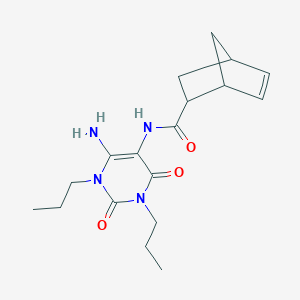 N-(4-amino-2,6-dioxo-1,3-dipropylpyrimidin-5-yl)bicyclo[2.2.1]hept-5-ene-2-carboxamide