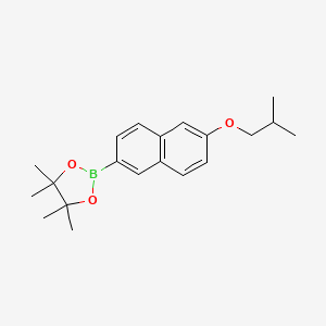 2-(6-Isobutoxy-naphthalen-2-yl)-4,4,5,5-tetramethyl-[1,3,2]dioxaborolane