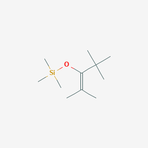 molecular formula C11H24OSi B14475242 Trimethyl[(2,4,4-trimethylpent-2-en-3-yl)oxy]silane CAS No. 65102-17-2