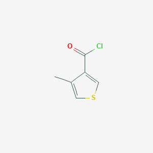molecular formula C6H5ClOS B1447537 4-甲基噻吩-3-甲酰氯 CAS No. 1261811-54-4