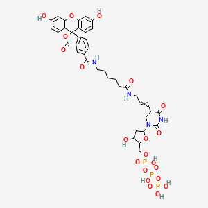 molecular formula C39H43N4O21P3 B1447540 Fluorescein-12-dutp 