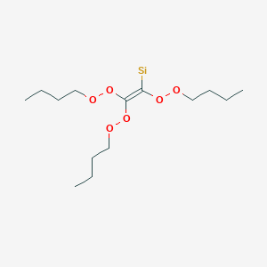molecular formula C14H27O6Si B14475456 CID 78066737 