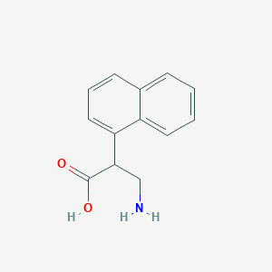 molecular formula C13H13NO2 B1447548 3-Amino-2-(naphthalen-1-yl)propanoic acid CAS No. 100393-37-1