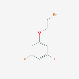 molecular formula C8H7Br2FO B1447551 1-Bromo-3-(2-bromoethoxy)-5-fluorobenzene CAS No. 1503274-86-9