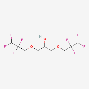 molecular formula C9H12F8O3 B1447554 1,3-Bis(1H,1H,3H-tetrafluoropropoxy)-propan-2-ol CAS No. 1024024-65-4
