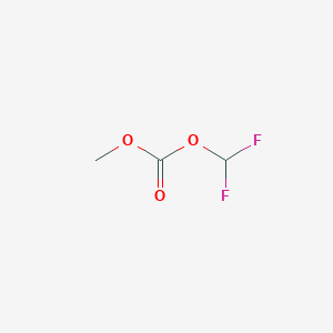 molecular formula C3H4F2O3 B14475563 Difluoromethyl methyl carbonate CAS No. 70411-01-7