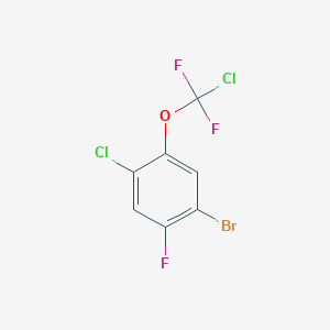 1-Bromo-4-chloro-5-[chloro(difluoro)-methoxy]-2-fluoro-benzene