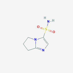 5H,6H,7H-pyrrolo[1,2-a]imidazole-3-sulfonamide