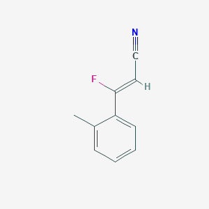 (Z)-3-Fluoro-3-(2-methylphenyl)prop-2-enenitrile