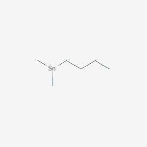 molecular formula C6H15Sn B14475692 Dimethylbutyltin 
