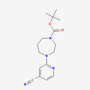 tert-Butyl 4-(4-cyanopyridin-2-yl)-1,4-diazepane-1-carboxylate