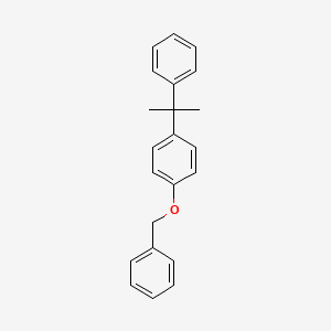 molecular formula C22H22O B14475744 Benzyl p-cumylphenyl ether CAS No. 68443-34-5