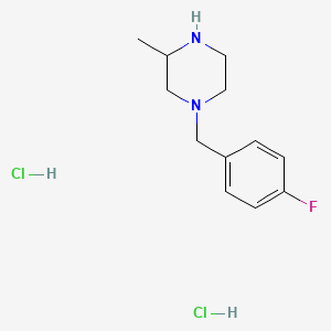 1-[(4-Fluorophenyl)methyl]-3-methylpiperazine dihydrochloride